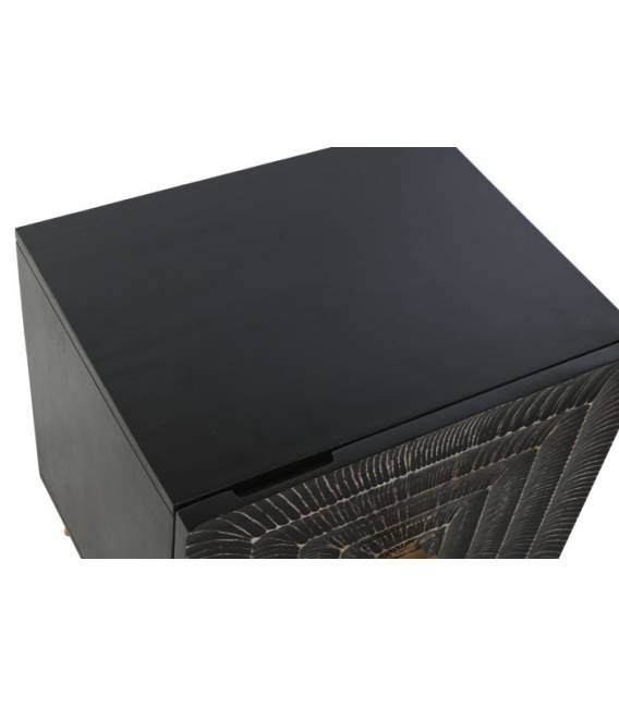 Naktinė spintelė HEVER 50x40 juoda