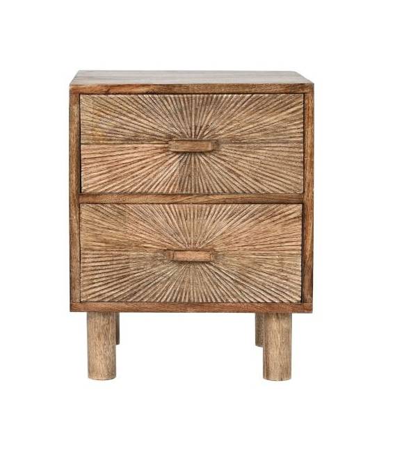 Naktinė spintelė KEMI 40x34 ruda