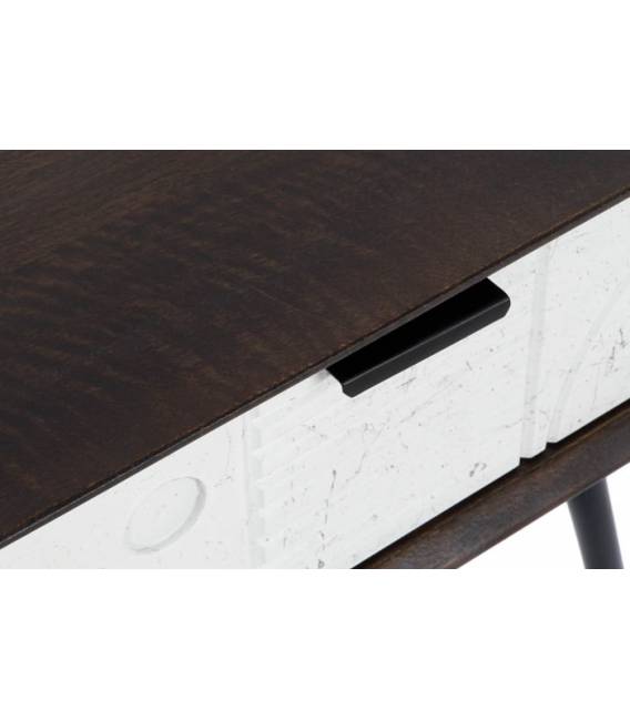 Naktinė spintelė VESTO 45x38 juoda/balta