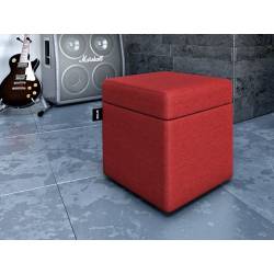 Pufas CUBE 40x40 raudonas