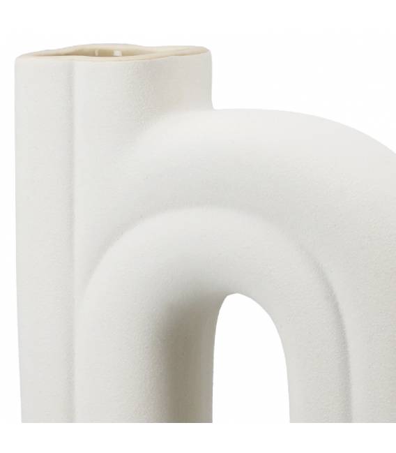 Vaza CERAMIC 17x33h balta