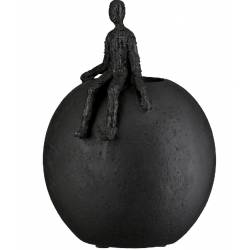 Vazonas PERSON 17x22h juodas