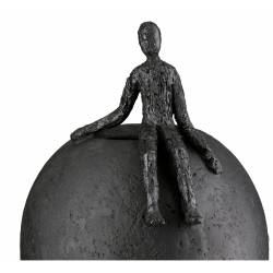 Vazonas PERSON 17x22h juodas