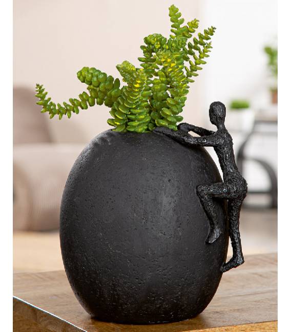 Vazonas PERSON 20x23h juodas