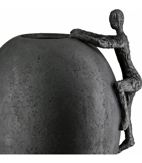 Vazonas PERSON 20x23h juodas