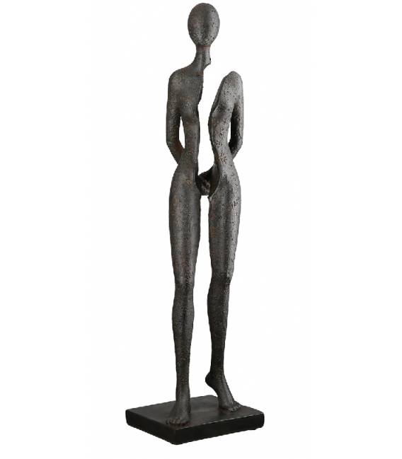 Dekoracija WOMAN 13x54 tamsiai pilka