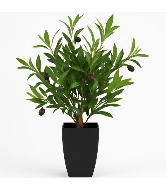 Dirbtinis augalas OLIVE TREE 45x68 žalias