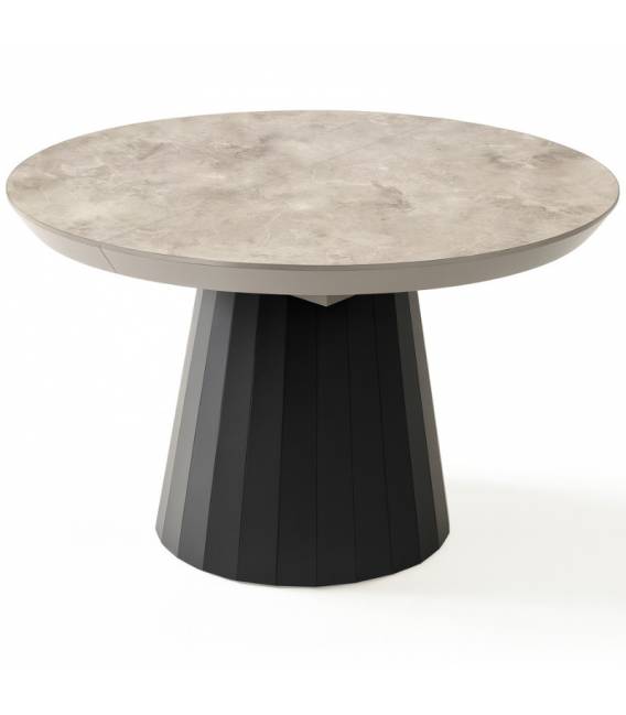 Išskleidžiamas stalas JAZZ Ø120(163) rambla matt