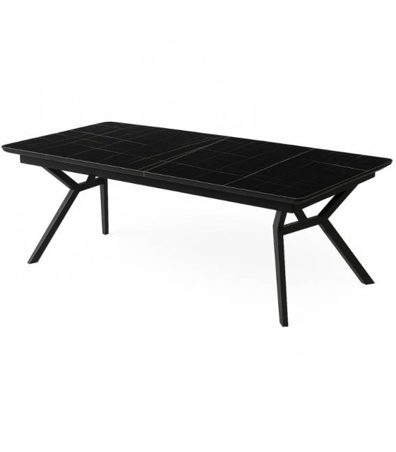 Išskleidžiamas stalas PAPAYA 162(228)x90 sonata/ black