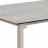 Stalas PALERMO 160x90 pilkas