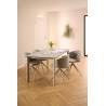 Stalas PALERMO 160x90 pilkas