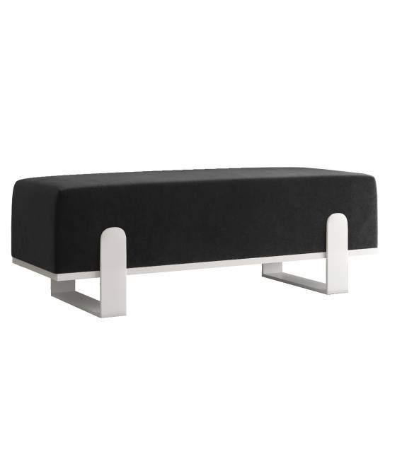 Suoliukas PRIOLO 100x35 juodas/balta koja