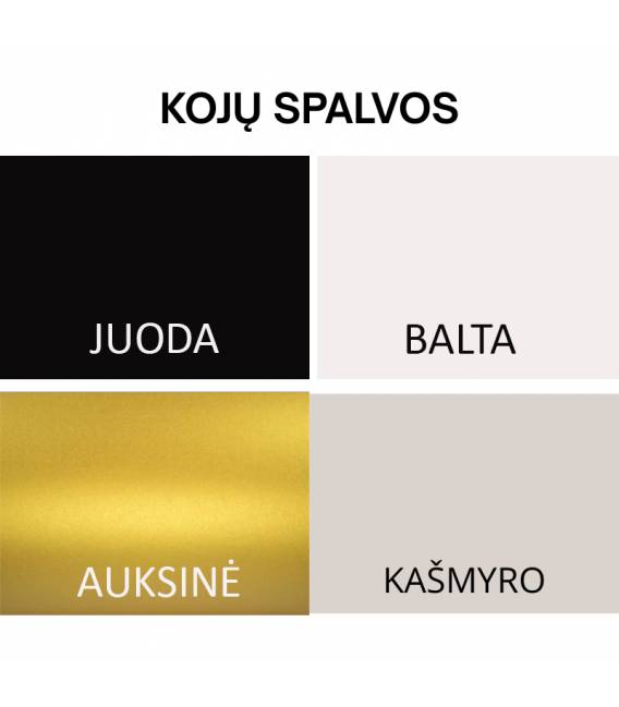 Suoliukas PRIOLO 80x35 juodas/ auskinės kojos