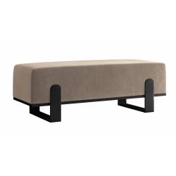 Suoliukas PRIOLO 100x35 kreminis/ juodos kojos