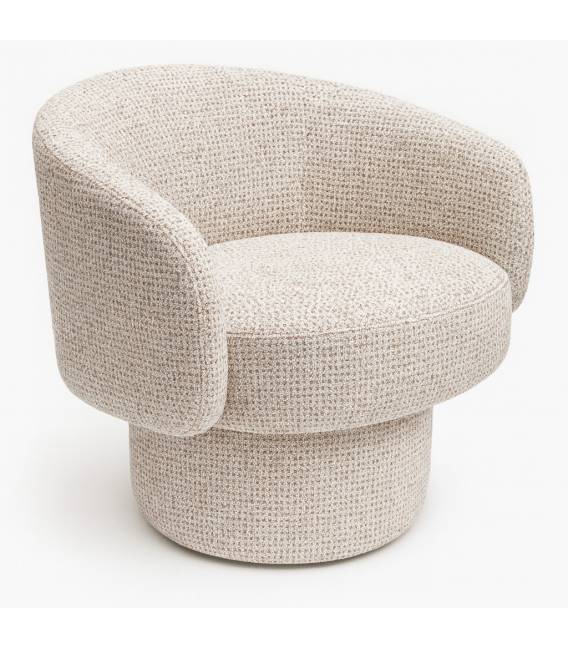 Fotelis NESTOR rusvas/sukasi