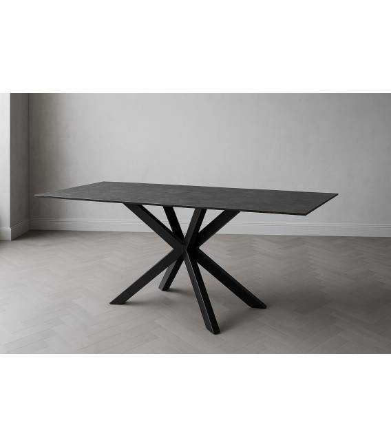 Stalas TERRY 160x90 pilkai rudas