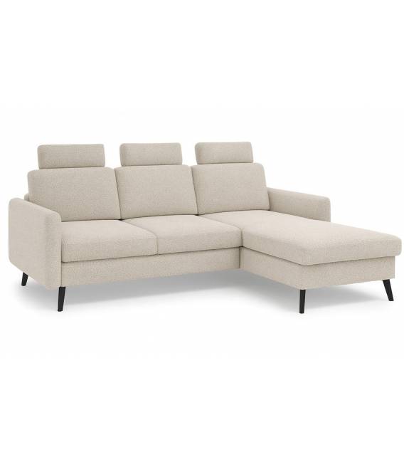 Minkštas kampas FARO 243x175 pilkšvas