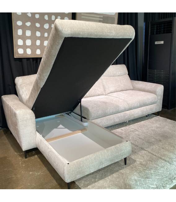 Minkštas kampas TALIS 276x179 rusvas