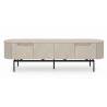 TV spintelė TEMPO 206x42 traverten / black