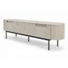 TV spintelė TEMPO 206x42 traverten / black