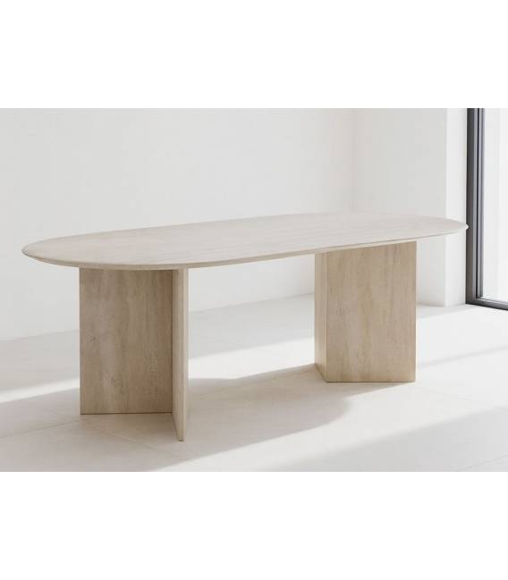 Stalas CALISTO 200x100 rusvas