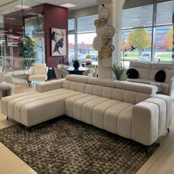 Minkštas kampas RAGUSSO 284x179 smėlio