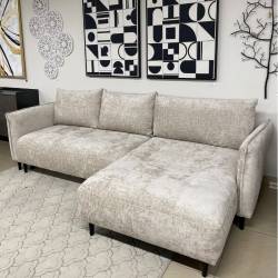 Minkštas kampas LARI 290x160 rusvas