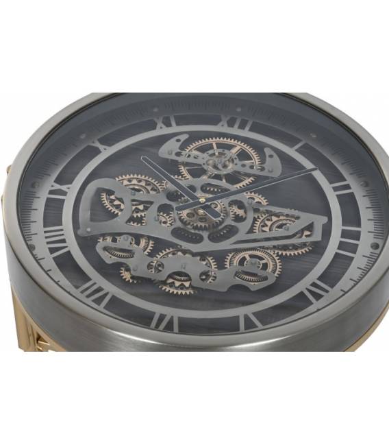 Šoninis staliukas TIKTAK Ø50 juodas/aukso