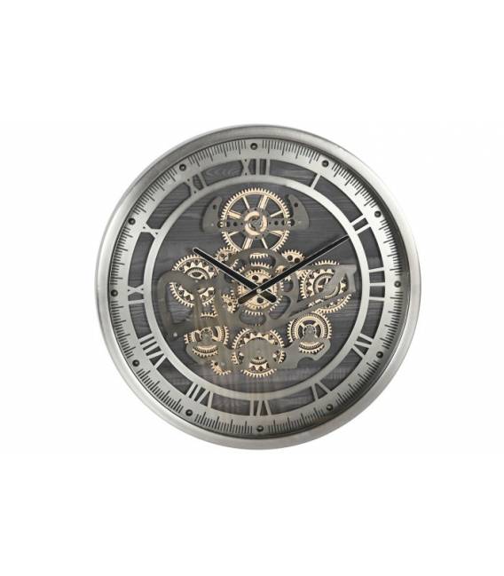 Šoninis staliukas TIKTAK Ø50 juodas/aukso