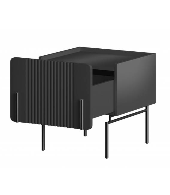 Naktinė spintelė MALMI 45x42 juoda