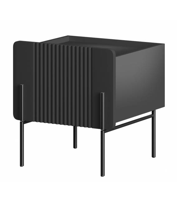 Naktinė spintelė MALMI 45x42 juoda