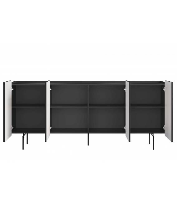 Komoda MALMI 200x42 juoda