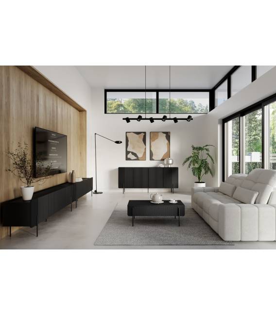 Komoda MALMI 200x42 juoda