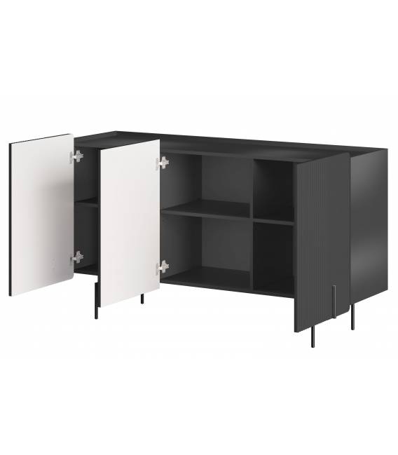 Komoda MALMI 150x42 juoda