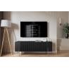 TV spintelė MALMI 150x42 juoda/auksinės kojos