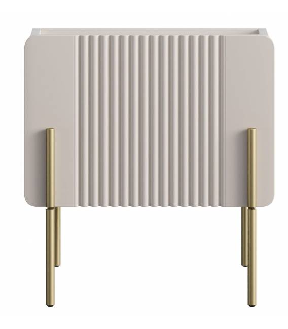 Naktinė spintelė MALMI 45x42 kašmyro/auksinės kojos