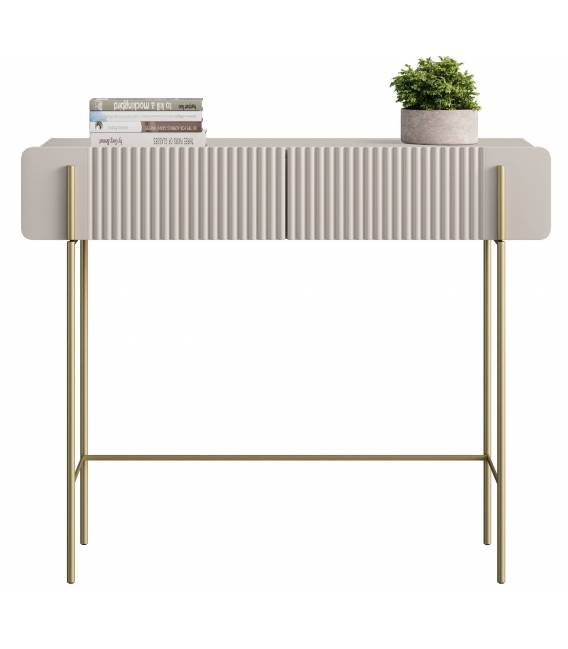 Konsolė MALMI 100x42 kašmyro/auksinės kojos