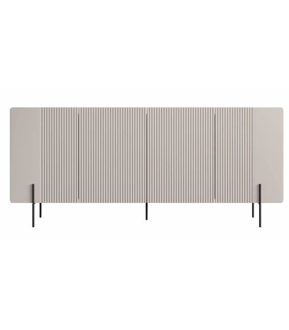 Komoda MALMI 200x42 kašmyro/juodos kojos