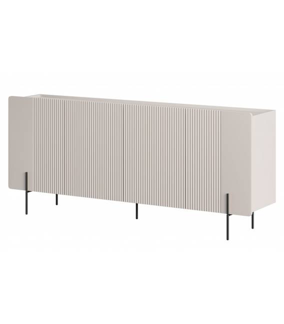 Komoda MALMI 200x42 kašmyro/juodos kojos