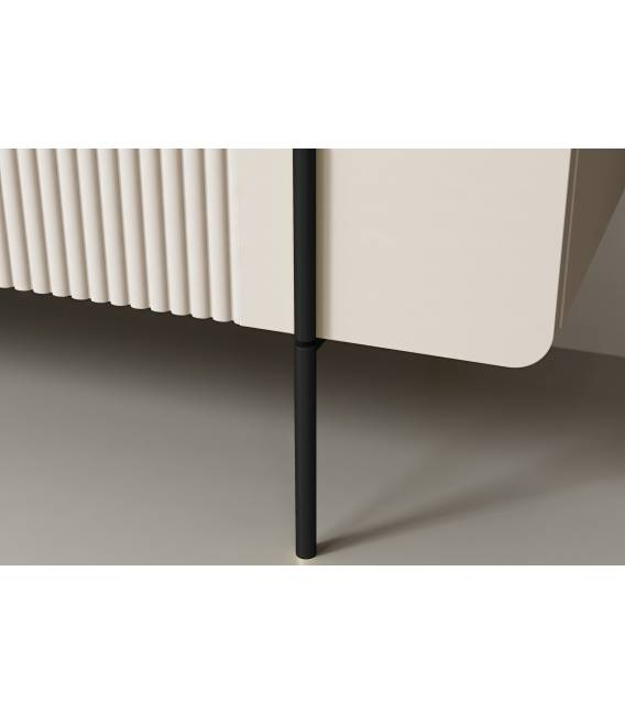 Komoda MALMI 150x42 kašmyro/juodos kojos