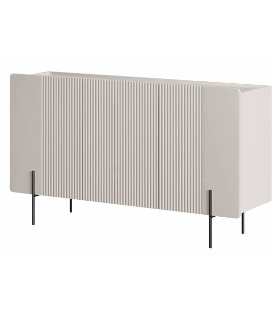 Komoda MALMI 150x42 kašmyro/juodos kojos