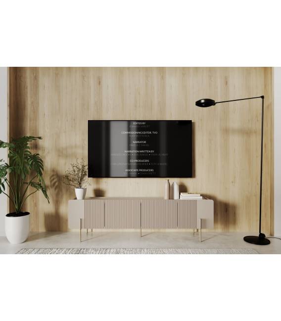 TV spintelė MALMI 200x42 kašmyro/auksinės kojos