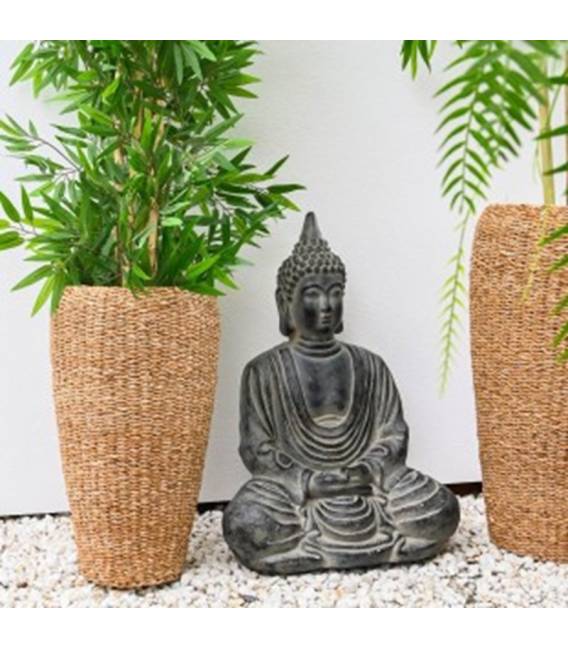 Vazonas SEAGRASS 21x21x41 rudas