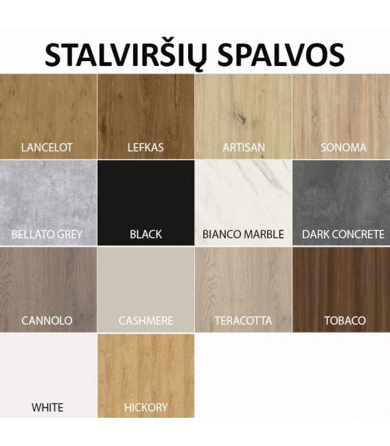 Išskleidžiamas stalas EDEN Ø90(166) bianco