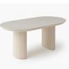 Išskleidžiamas stalas TEMPO 180(260)x103 Agt light beton / cream