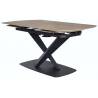 Išskleidžiamas stalas 025181 160(240)x90 rusvas/juodas