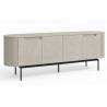 Komoda TEMPO 206x42 traverten / black