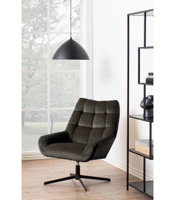 Fotelis 104588 VIC pilkas/rudas