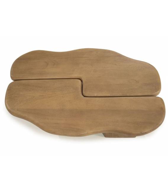 Kavos staliukas YUO 100x80 šviesiai rudas