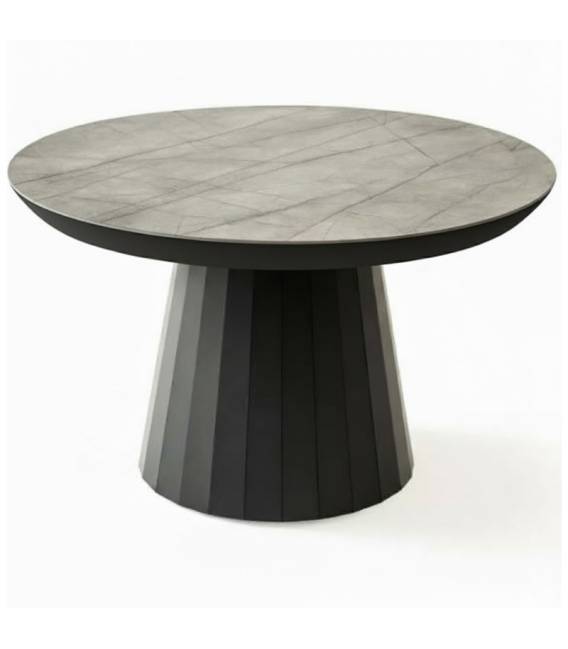 Išskleidžiamas stalas JAZZ Ø130(230) lagina lack